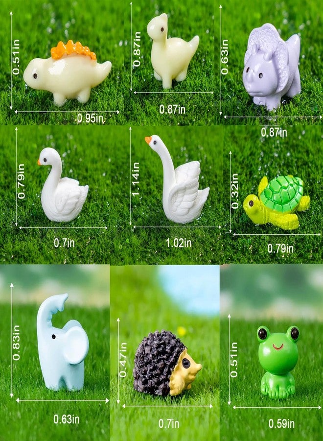 Damyda 46pcs Mini Resin Animal Styles Tiny Resin Animals - Image 3